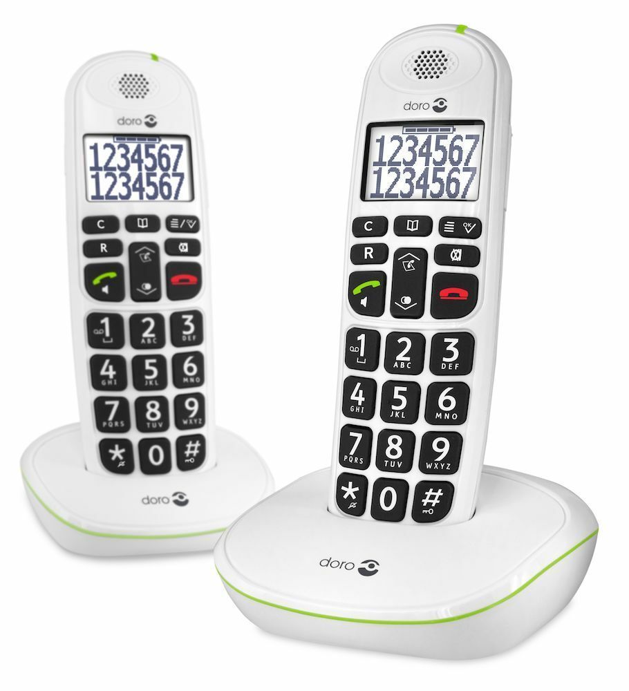 Teléfono fijo con cable para personas mayores, teléfonos de casa con  botones fotográficos, marcación de un solo toque, botones grandes de alto