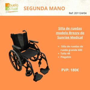 Silla de ruedas Brezzy de 2ª mano - Imagen 1